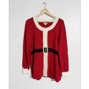 Ugly Christmas Sweater Santa Holiday Sweater